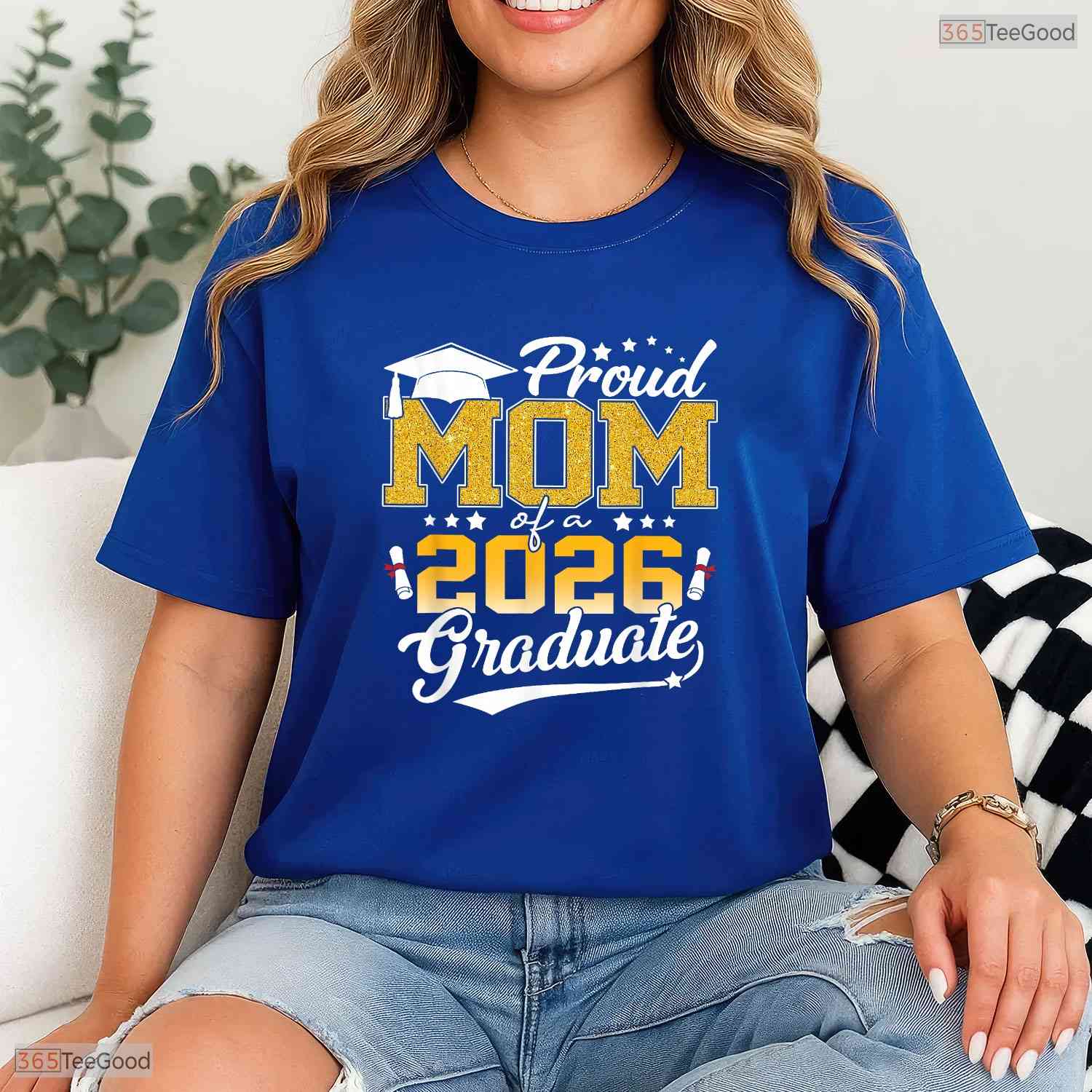 Senior Mom 2026 Proud Mother Of A Class Of 2026 Graduate Celebration T-Shirt