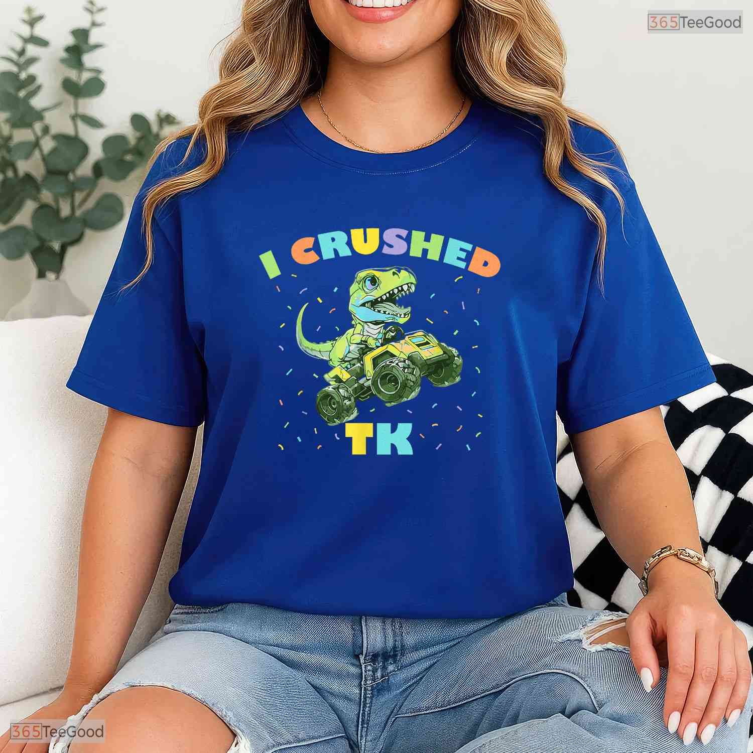 I Crushed TK Transitional Kindergarten Graduate Moving Up Ceremony Youth Kids T-Shirt