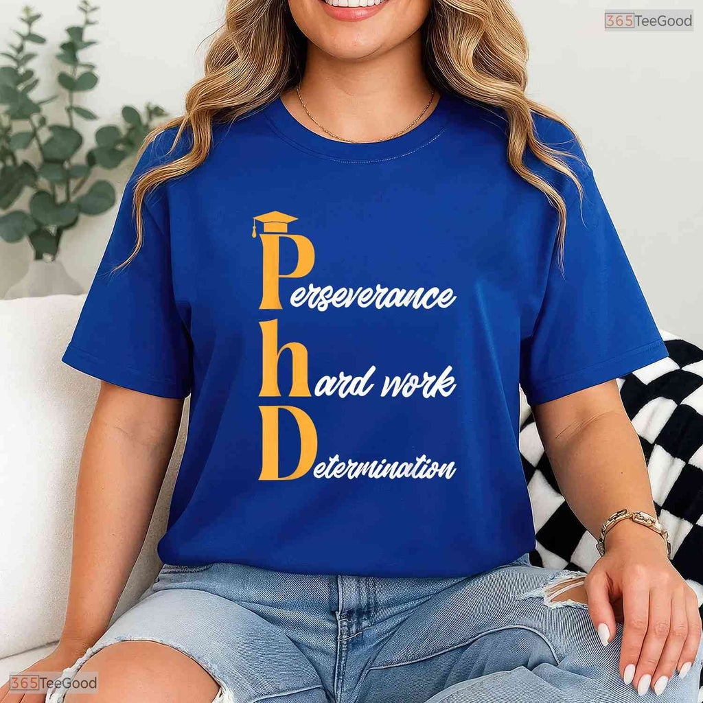 Official PhD Graduate Doctorate Degree University Commencement Commemoration T-Shirt