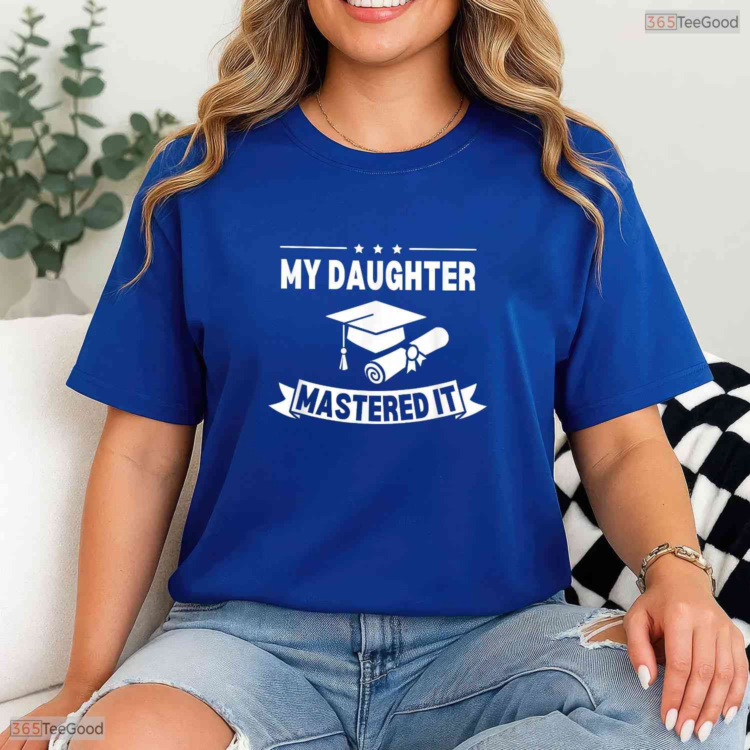 My Daughter Mastered It Masters Degree Graduation Funny MBA Family Celebration Shirt