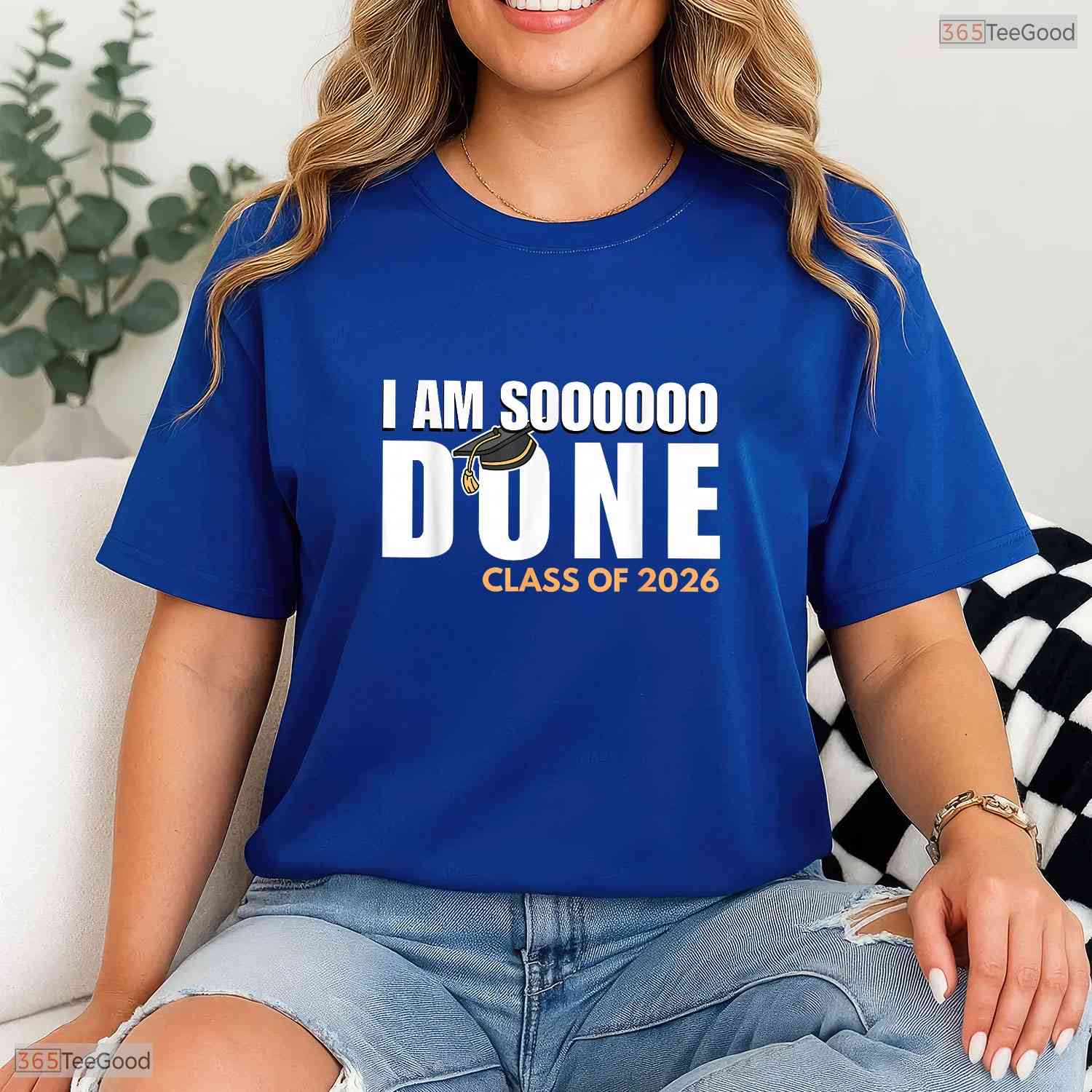 I Am So Done Class Of 2026 Senior Graduate High School Funny Party T-Shirt