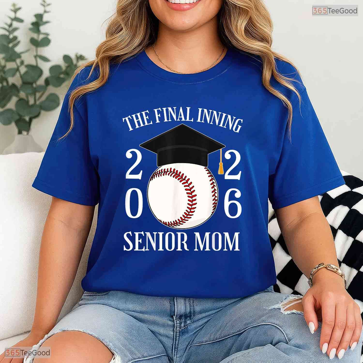 The Final Inning Senior Baseball Mom Class Of 2026 Graduate Sports Team T-Shirt