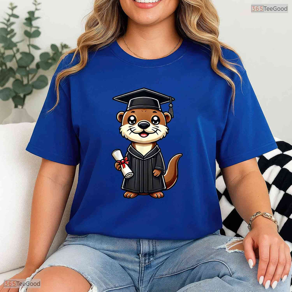 Cute Otter Graduation You Otter Be Proud Funny Animal Lover College Graduate Shirt