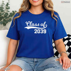 Class Of 2039 Grow With Me First Day Of School Milestone Youth Graduation Shirt