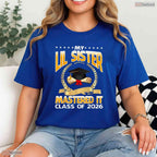 My Lil Sister Mastered It Class Of 2026 Masters Degree Family Graduation Shirt