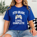5th Grade Gamer Graduation Class Of 2026 Video Game Lover Moving Up T-Shirt
