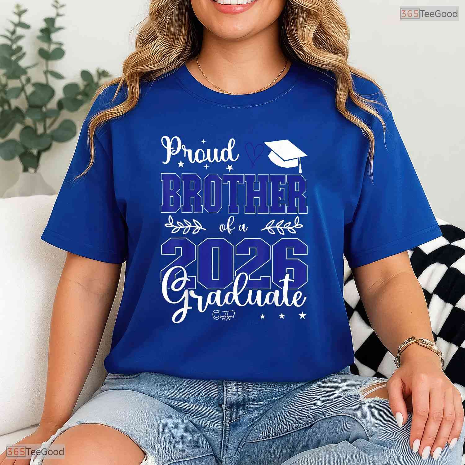 Proud Brother Of A Class Of 2026 Graduate Matching Family Party Shirt
