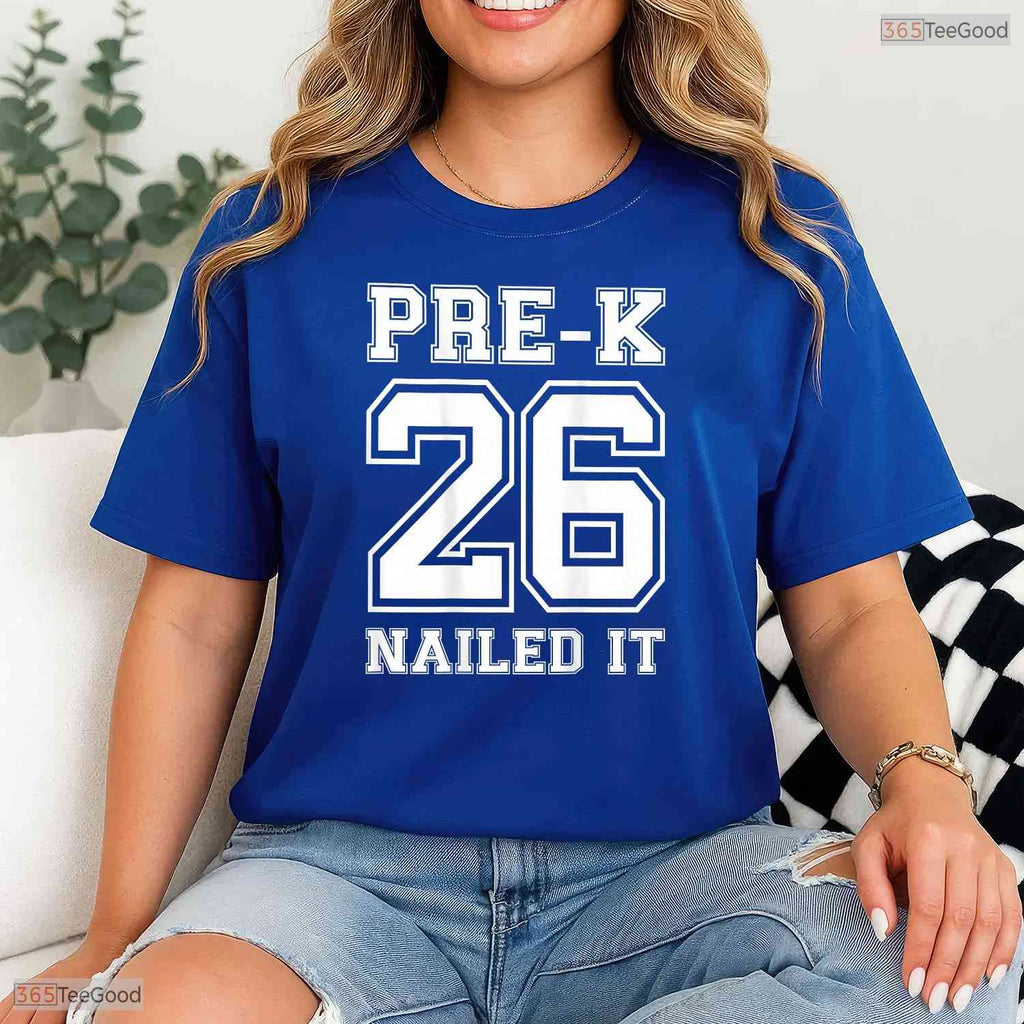 Pre K Grad 2026 Nailed It Cute Preschool Graduation Moving Up Ceremony Shirt