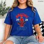 Comic Book Hero Style Amazing Graduation Class Of 2026 Senior Student Party T-Shirt