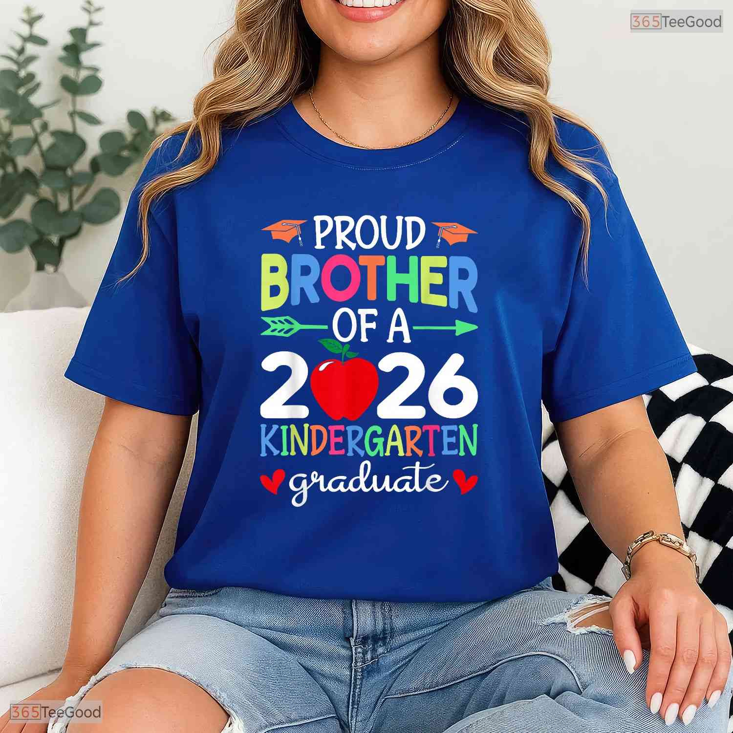 Proud Brother Of A 2026 Kindergarten Graduate Early Childhood Moving Up Ceremony Shirt