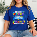 Cute So Long Preschool Kindergarten Here I Come Graduation Last Day T-Shirt