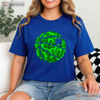 Basketball Shamrock Lucky Clover St Patricks Day T-Shirt Sport Boys Tee