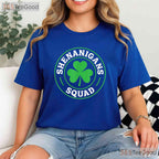 Shenanigans Squad St Patricks Day T-Shirt Matching Group Family Party