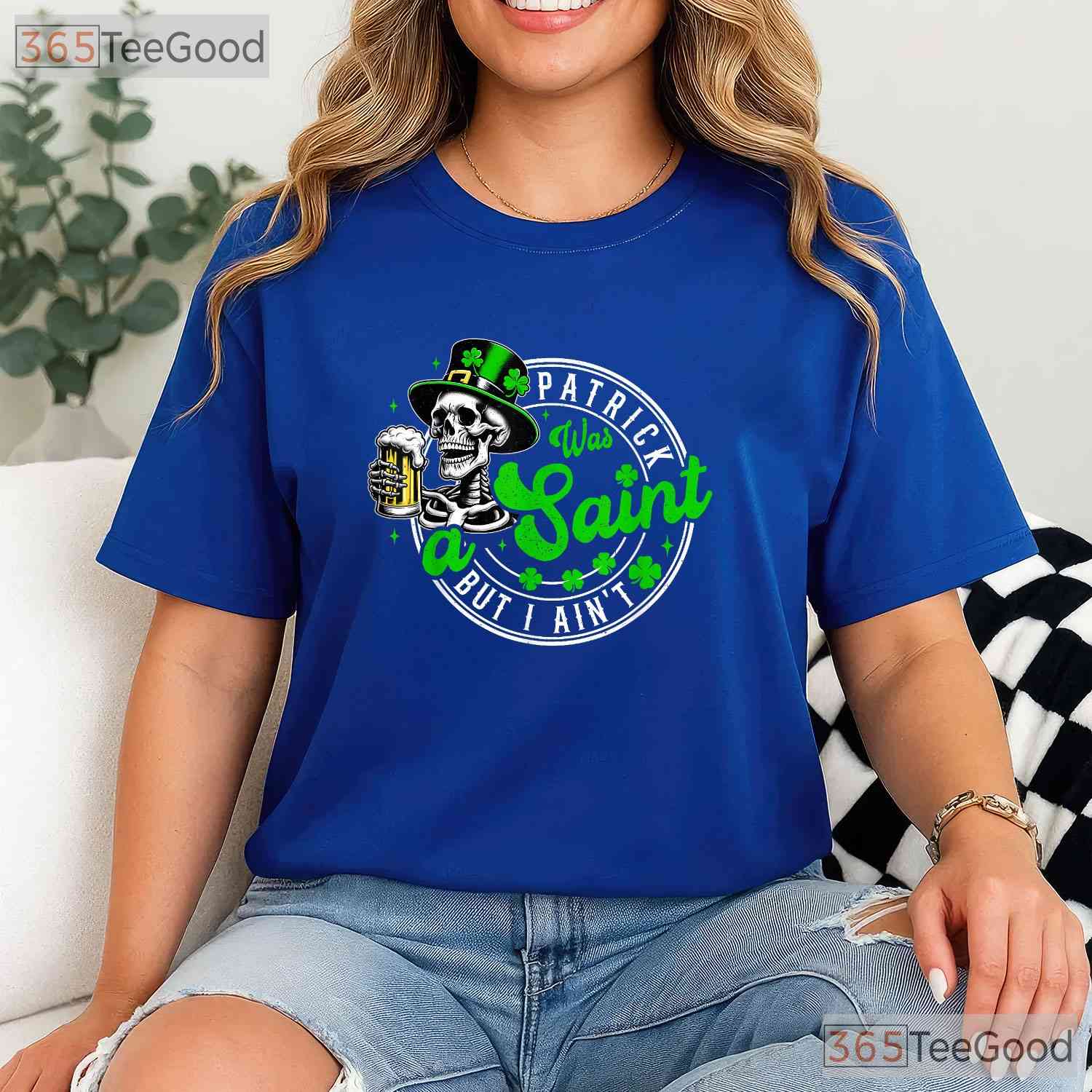 Patrick Was A Saint I Aint Funny St Patricks Day T-Shirt Drinking Beer Men