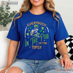 Inside Everybody Is Irish St Patricks Day T-Shirt Skeleton X Ray Men Tee