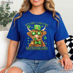 Guy Its Me I Am The Shenanigans St Patricks Day T-Shirt Funny Humor Tee