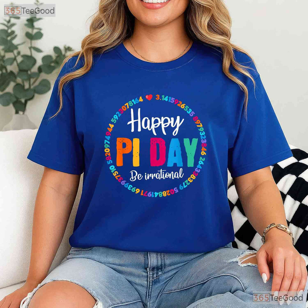 Happy Pi Day Pie Funny Math Coach Teacher Shirt Nerdy 3 - 14 Lover Gift Top