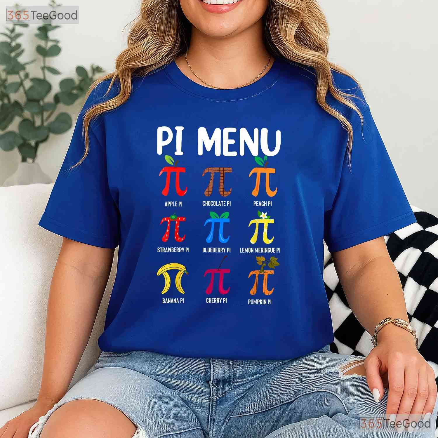 Pi Menu 3 - 14 Symbol T-Shirt Math Teacher Happy Pi Day Funny Foodie Tee