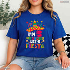 Lets Fiesta 5th Cinco De Mayo Birthday T-Shirt- Unique May Birthday Shirt Gift