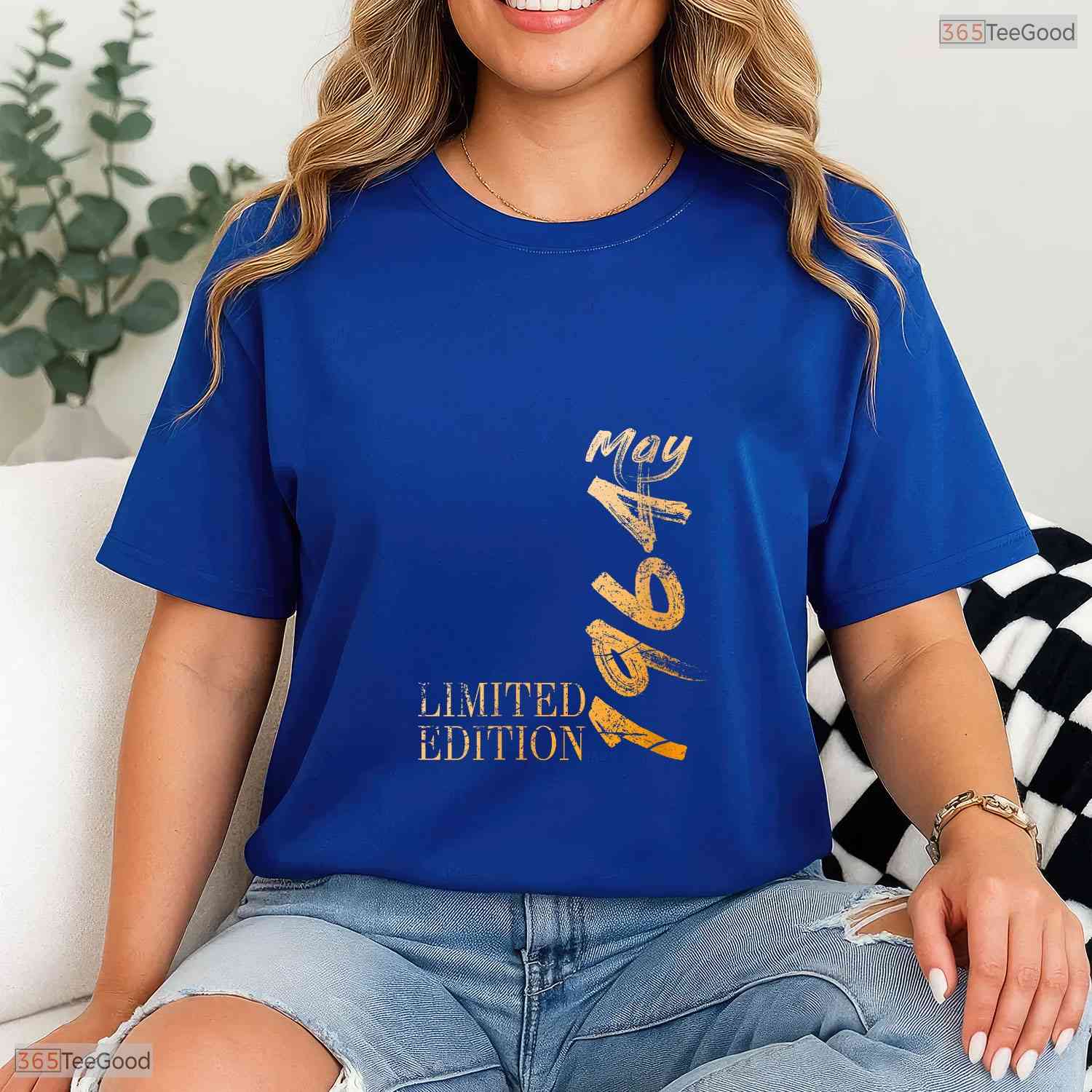 Best Vintage 1966 60th Birthday V-Neck Shirt For Women Born In May Celebration