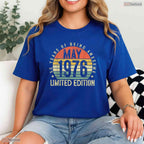 50 Year Old Vintage Born In May 1976 50th Birthday Classic Apparel T-Shirt