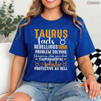 Hilarious Taurus Zodiac Facts May Birthday T-Shirt For Men Women And Kids Gift