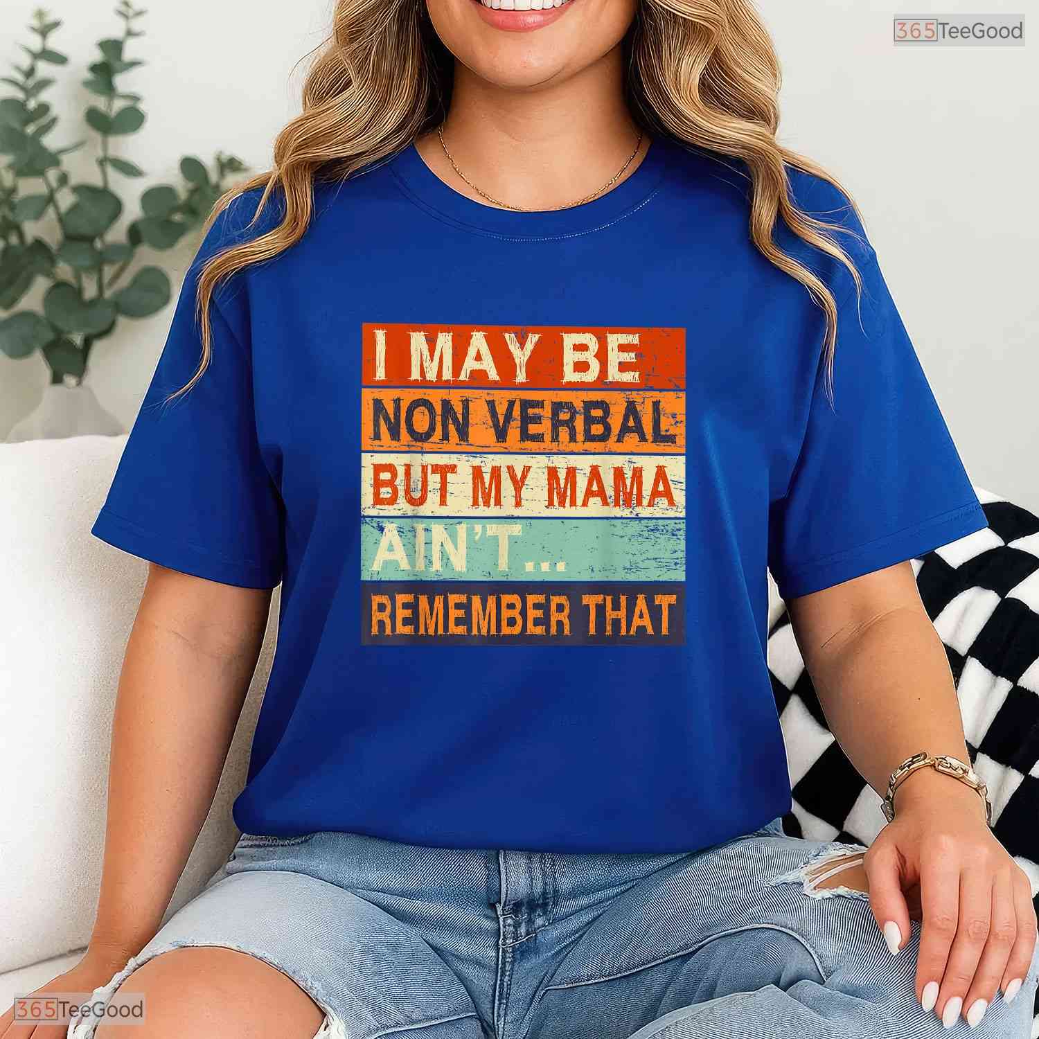 Proud I May Be Non Verbal Autism Advocate Born In May Birthday T-Shirt Gift