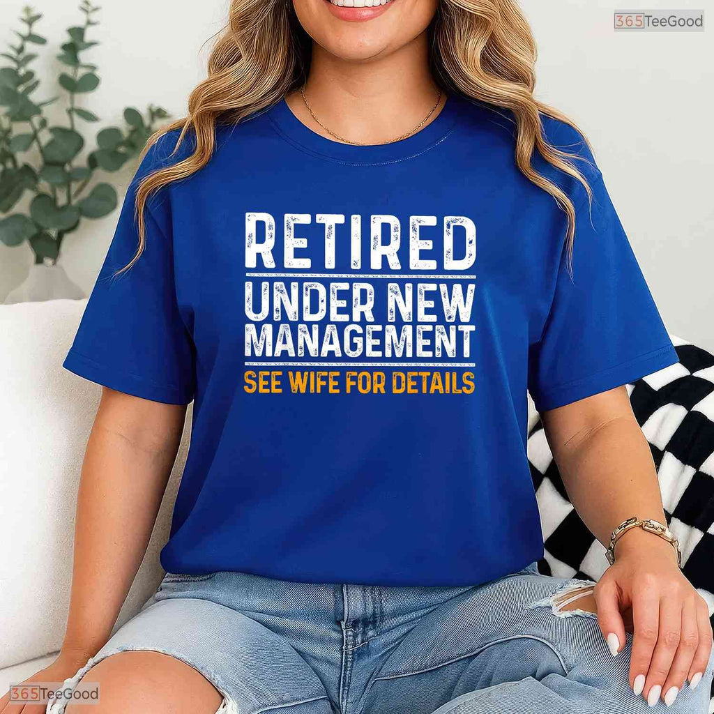 Classic Fit Retirement Party Dad T-Shirt- Men Humor May Birthday Shirt Gift