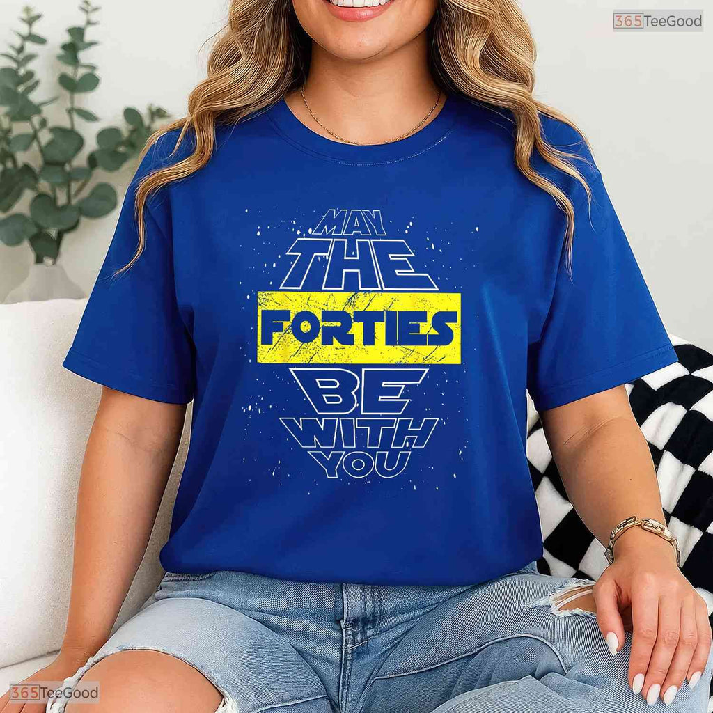 Awesome 40th Birthday Parody T-Shirt- Unique May Birthday Celebration Shirt