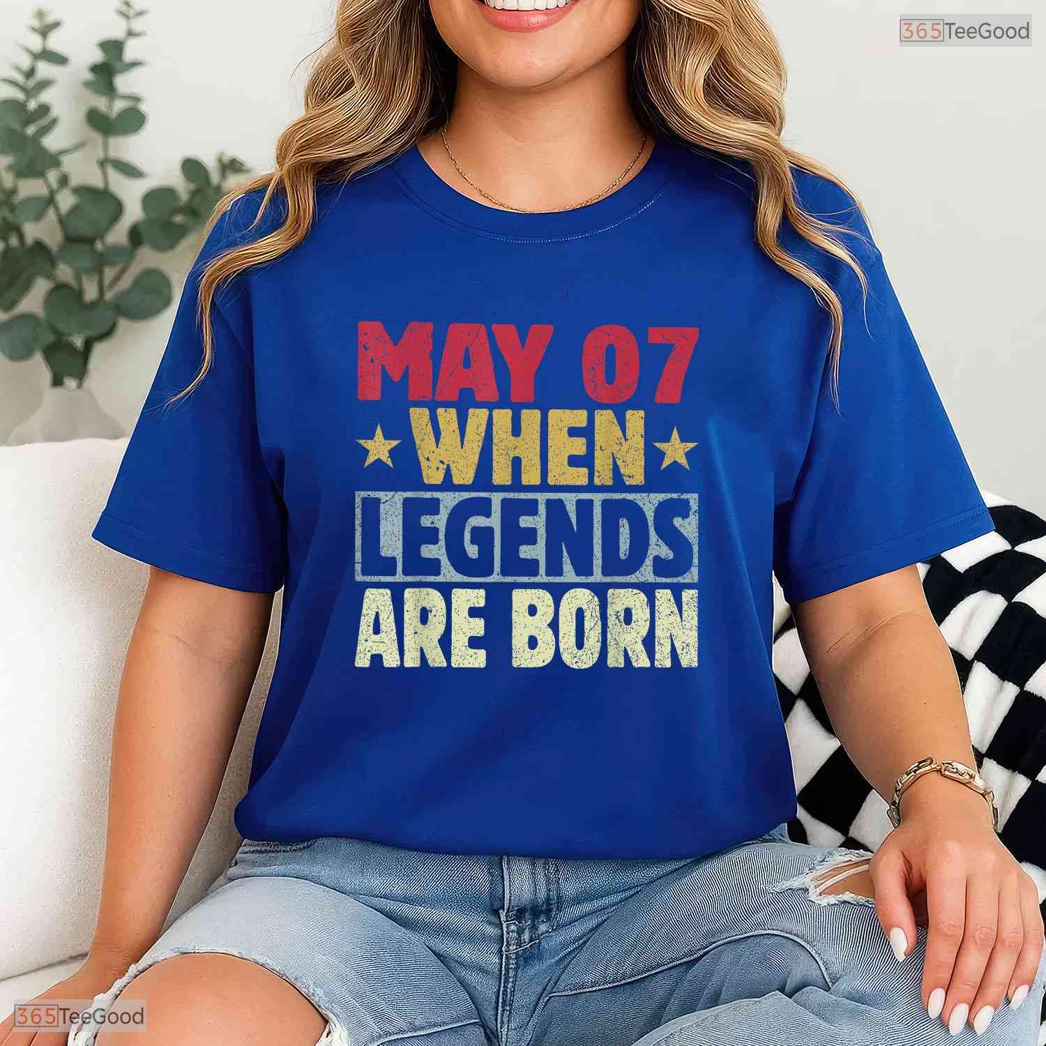 Celebrate 7th Of May Birthday T-Shirt- Awesome May 7 Birthday Shirt For Men