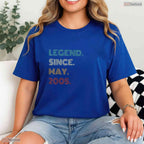 Legend Since May 2005 21st Birthday T-Shirt- Awesome May Birthday Shirt Men