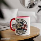 Bald Eagle 1776 To 2026 America 250th Anniversary Two Tone Premium Ceramic Accent Mug
