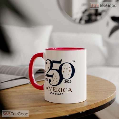 250 America Anniversary Mug - Patriotic 250 Years 1776-2026 Commemorative Ceramic Mug