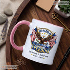 Personalized 250 Years of Freedom Mug - Custom Patriot Ancestry Ceramic Accent Mug