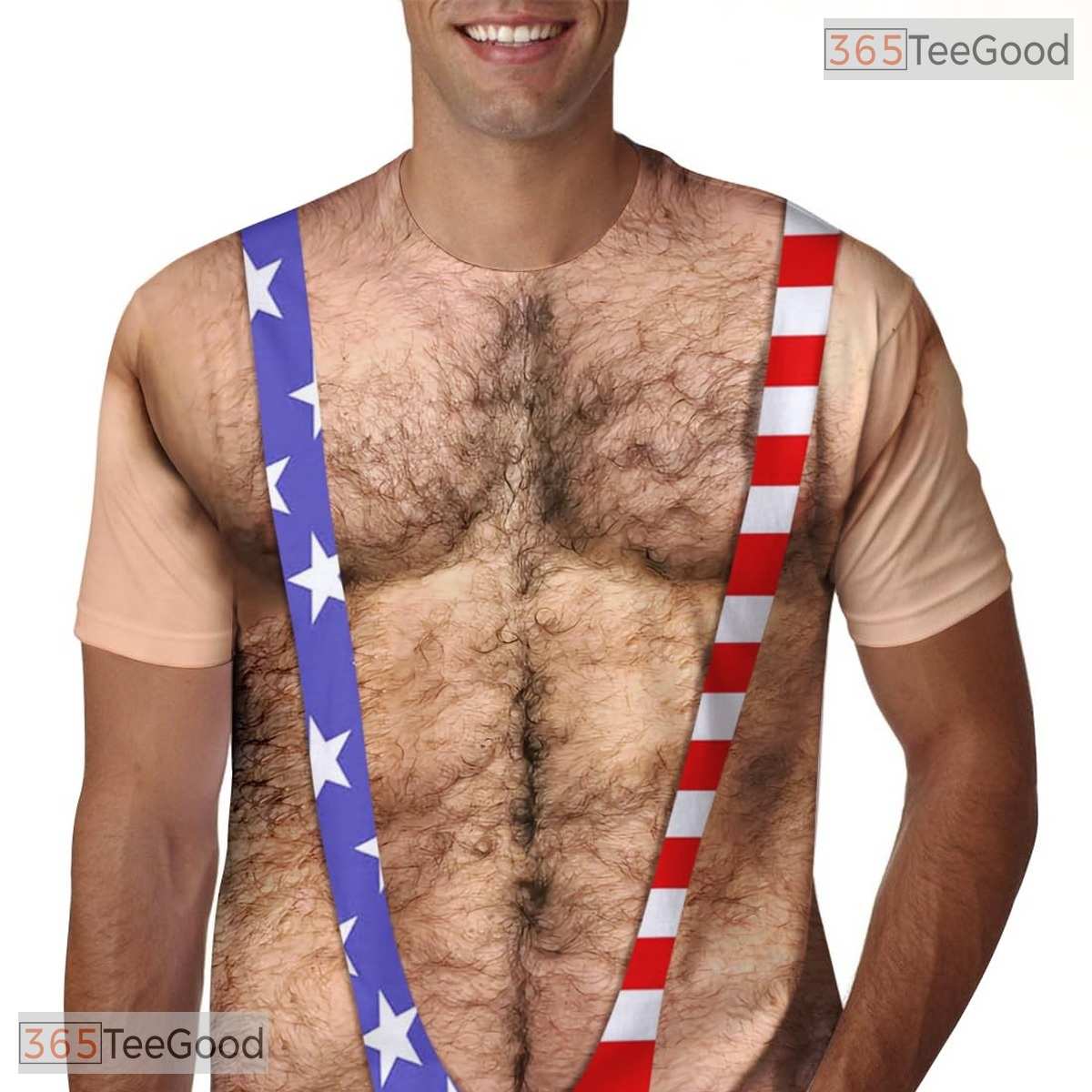 Patriotic American USA Fake Abs Muscle Chest 3D Printed Unisex Tee Shirt Styles
