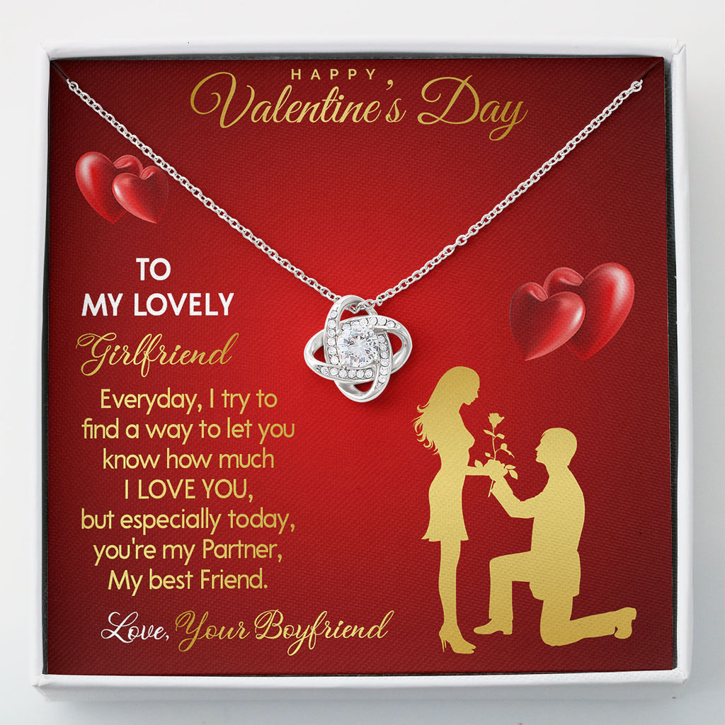 Knot Necklace Valentines Gift for Wife, Soulmate