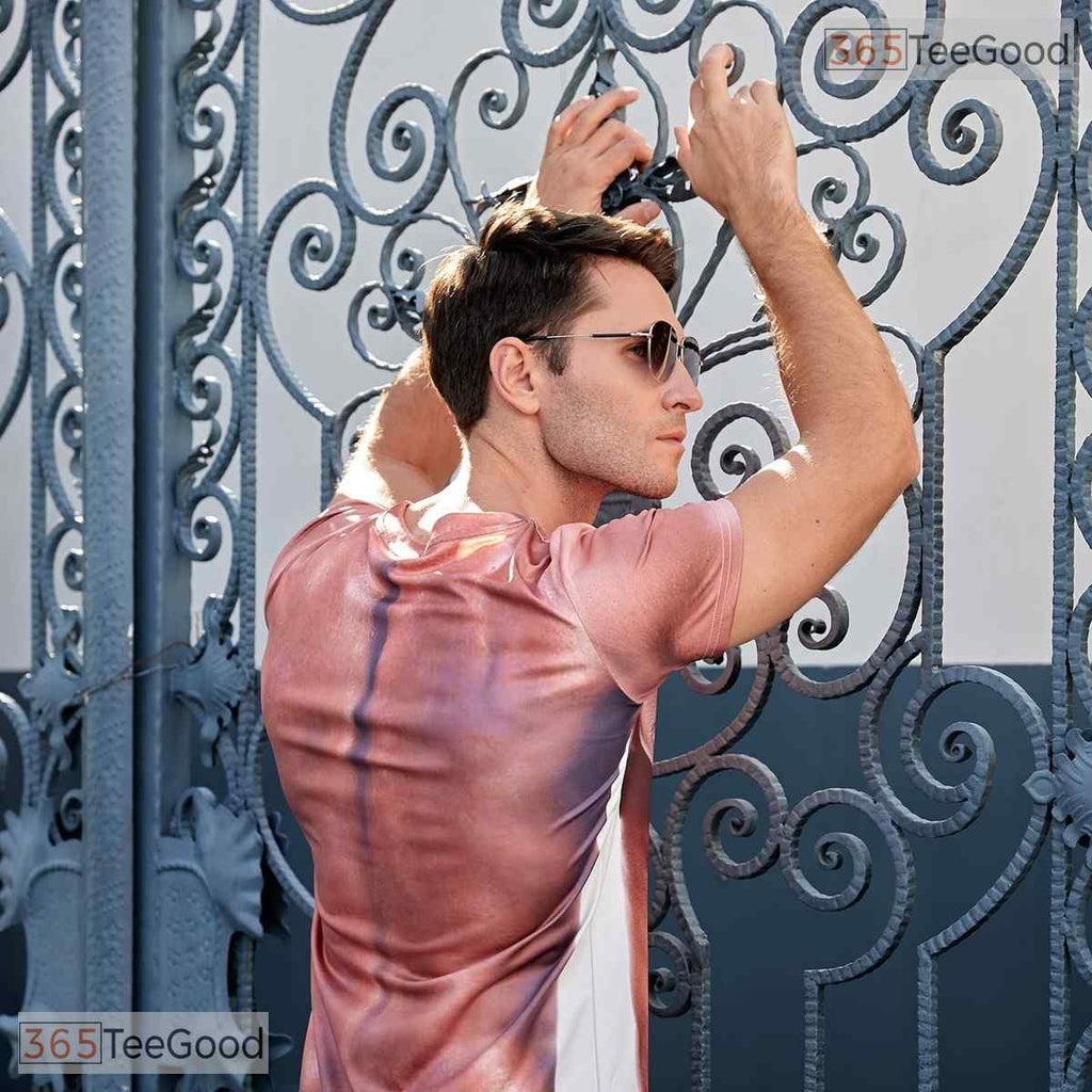 Brown Fake Abs Muscle Chest Costume Novelty 3D Printed Casual Unisex T-Shirts