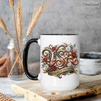 America 1776 USA 250th Anniversary Patriotic 4th Of July Semiquincentennial Accent Mug