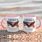America 250th Anniversary 1776 To 2026 We The People Patriotic Eagle Ceramic Accent Mug
