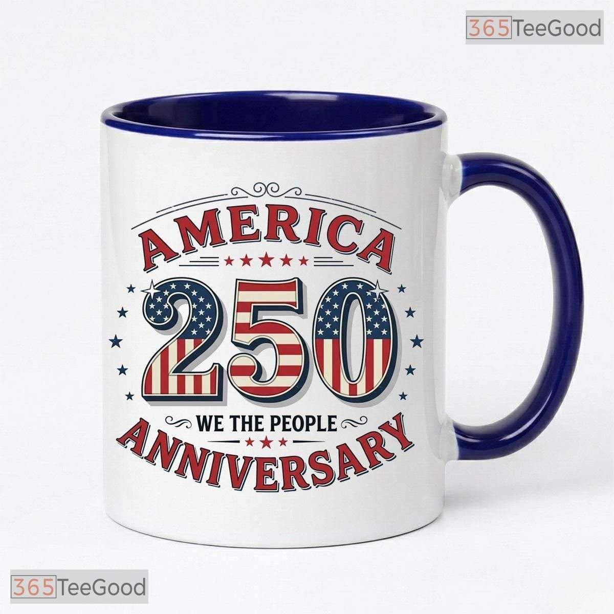 America 250th Anniversary We The People Mug - Patriotic Freedom Gift Ceramic Accent Mug