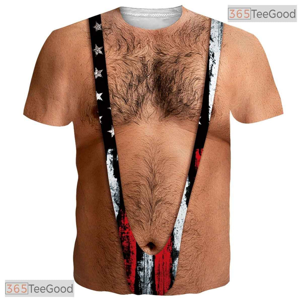 Classic USA American Flag Pride Graphic Art 3D Printed Casual Unisex T-Shirts