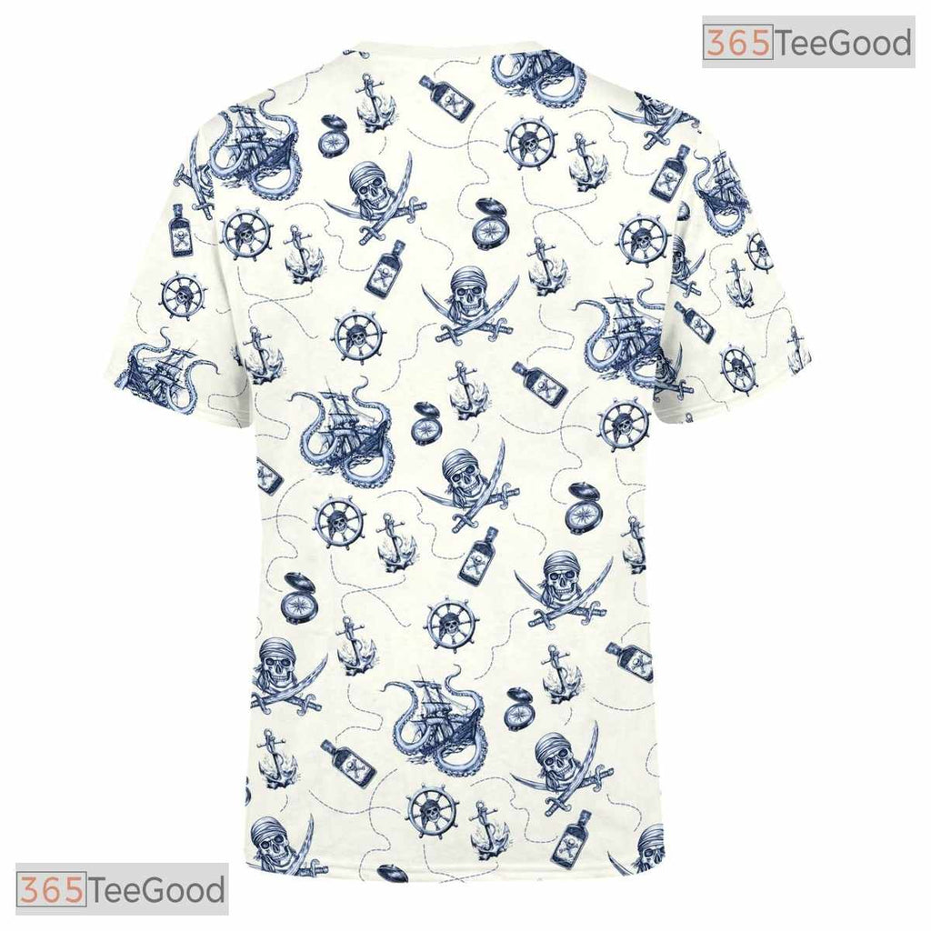 Anchor Oktoberfest Beer Costume Novelty Graphic 3D Printed Casual Unisex Tee Shirt Top