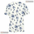 Anchor Oktoberfest Beer Costume Novelty Graphic 3D Printed Casual Unisex Tee Shirt Top