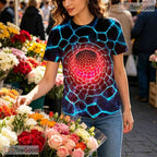 Mesmerizing Optical Illusion Tunnel 3D Printed Casual Unisex Tee Shirt Styles