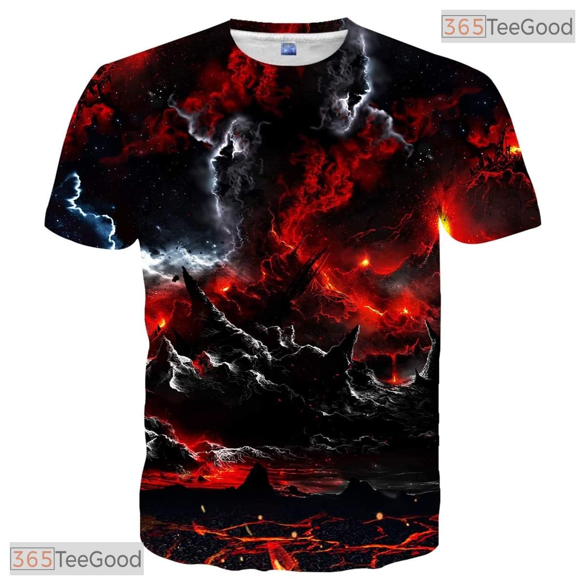 Dark Ash Abstract Smoke Graphic 3D Printed Casual Unisex T-Shirt For Men Women
