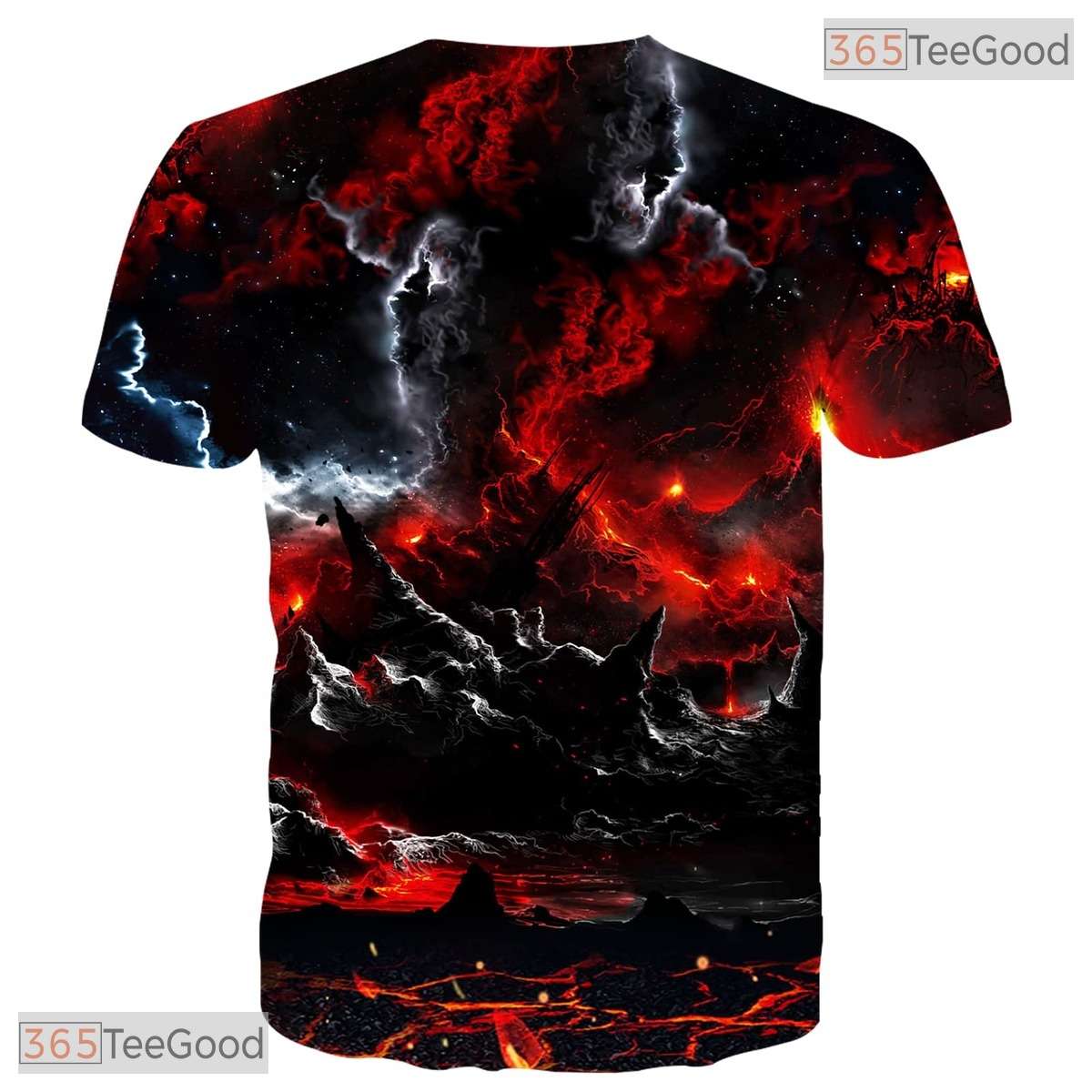 Dark Ash Abstract Smoke Graphic 3D Printed Casual Unisex T-Shirt For Men Women