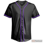Baseball Jersey Tee for Men & Women - The Essential Base for Customization