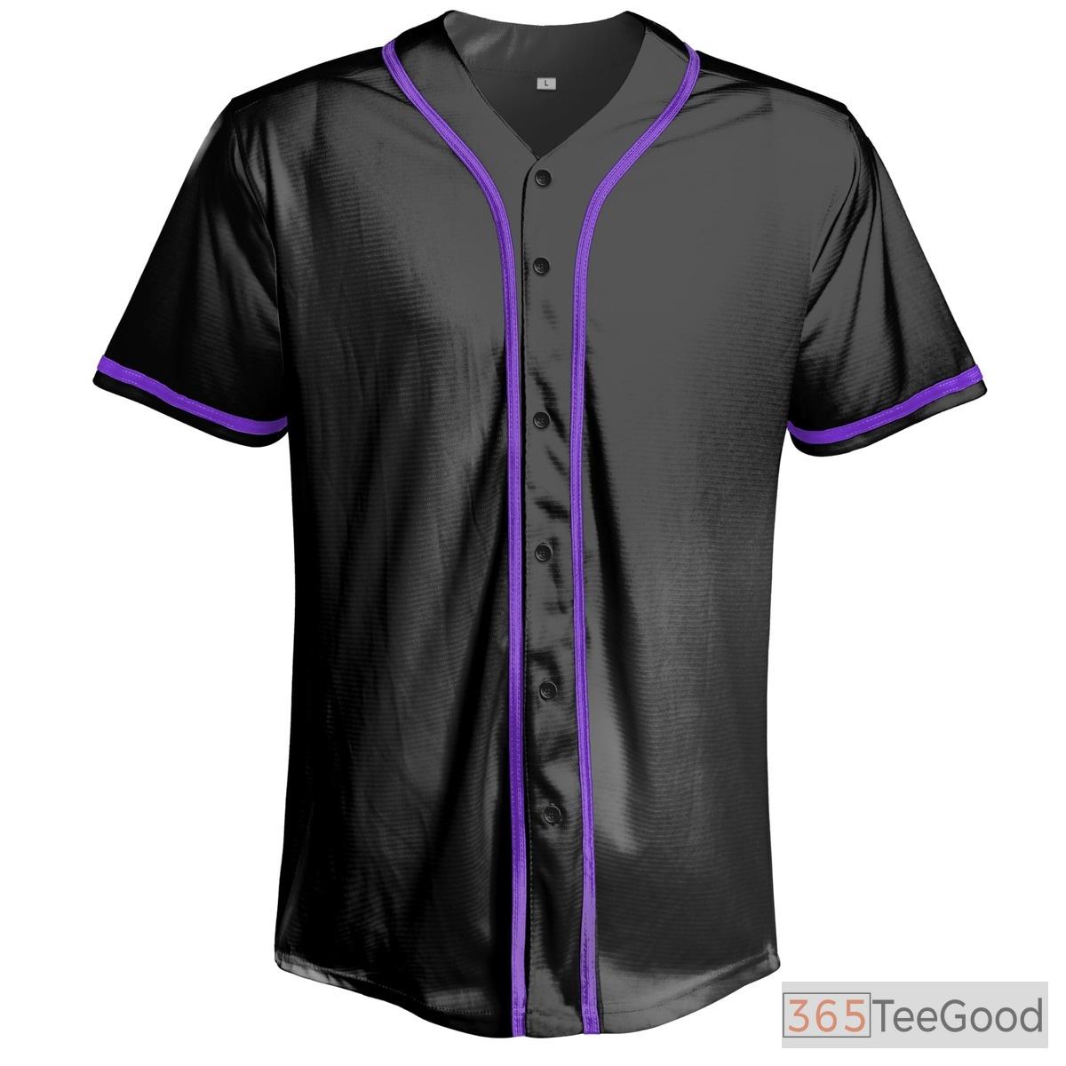Baseball Jersey Tee for Men & Women - The Essential Base for Customization