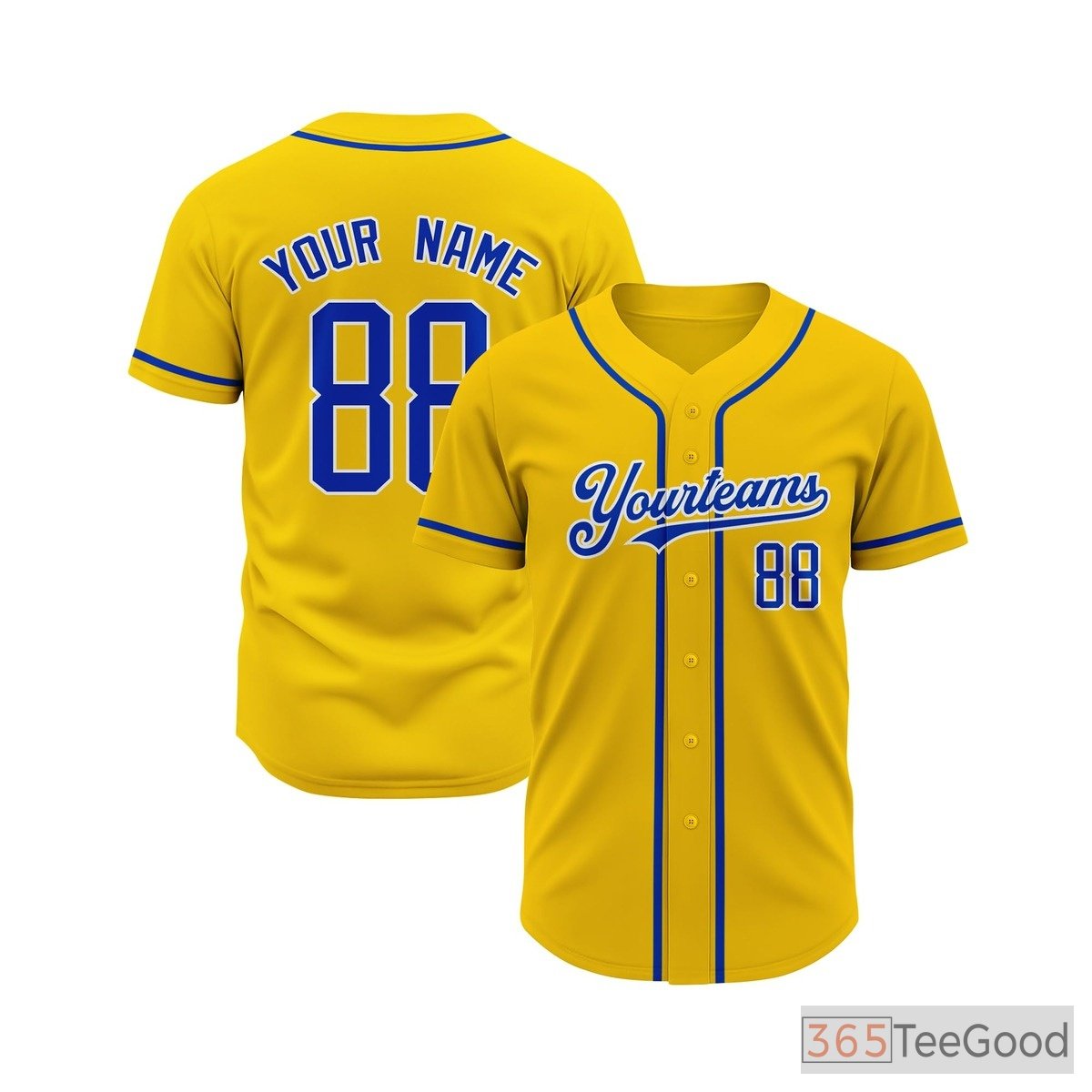 Baseball Jersey Tee for Men & Women - Your customizable base for team apparel & style