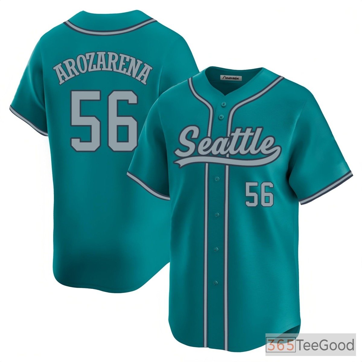 Baseball Jersey Tee for Men & Women - Stitched Custom Player Name, Number & Team